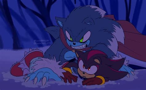 Sonadow Beauty and the Beast AU | Sonic and shadow, Sonic unleashed ...