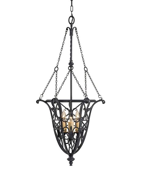 The 15 Best Collection of Black Wrought Iron Pendant Lights