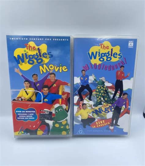 THE WIGGLES MOVIE (VHS, 1998) & Wiggledance live in concert VHS ...