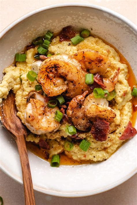 Cheesy Shrimp and Grits Recipe (easy, dairy-free) | I Heart Umami®