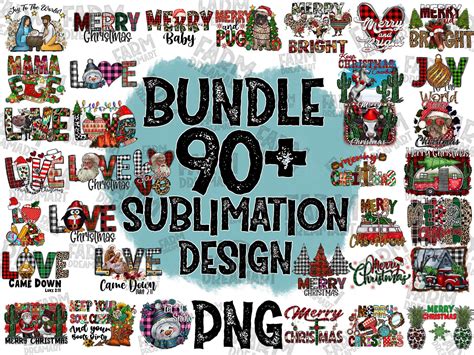 Christmas Bundle Png Christmas PNG Bundle PNG Merry - Etsy