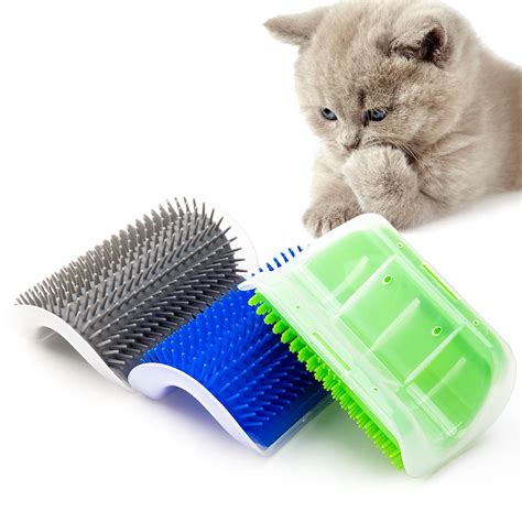 Pet cat Self Groomer Grooming Tool Hair Removal Brush Comb for Dogs ...