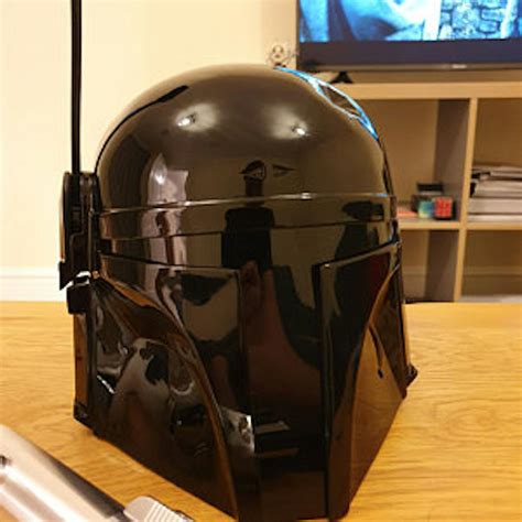 Mandalorian - Black Helmet – Cyber Craft