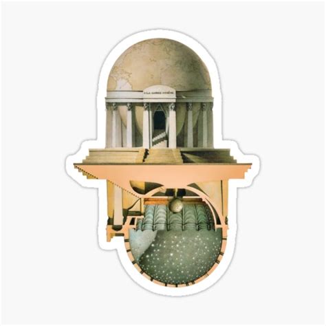 "Temple of the Earth" Sticker by ToyoYukimura | Redbubble