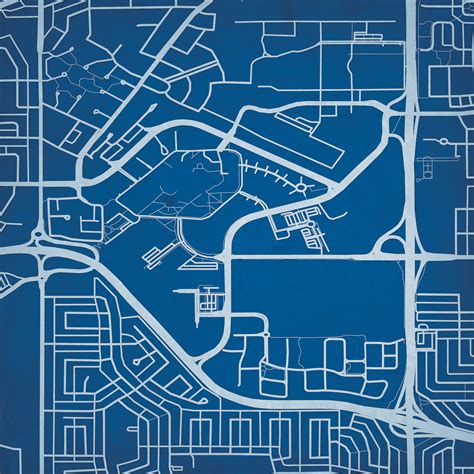 Mount Royal University Campus Map Art by City Prints - The Map Shop