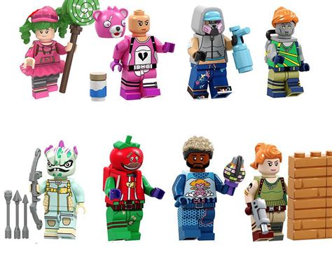 Tomatohead Zoey Teknique Leviathan Minifigures Lego Compatible Fortnite Set