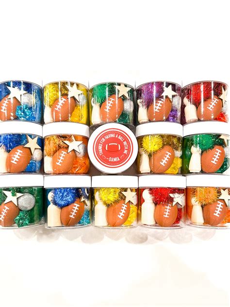 Football Party Favor Playdough Sport Party Favor Football Play Dough ...