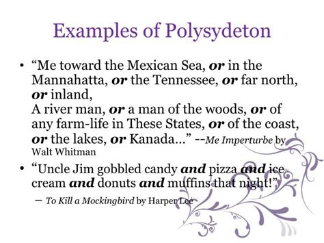 PPT - Polysyndeton PowerPoint Presentation - ID:2083103