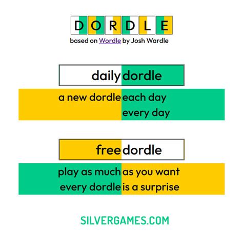 Dordle - Play Online on SilverGames 🕹️