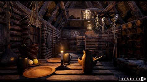 Interior Village : Village Hut Interior Trekin Time - Patrice Wourell