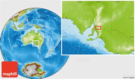 Physical Location Map of Snowtown