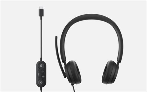 Microsoft Modern USB-C Headset with Noise Reducing Microphone ...