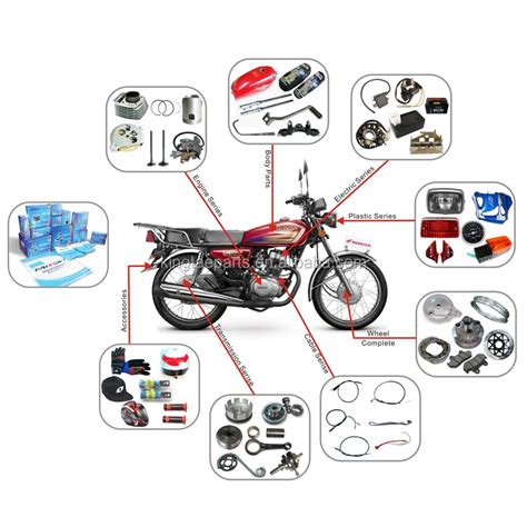 Motorcycle Parts For Yamaha Xtz 125 Spare Parts Side Cover Headlight ...