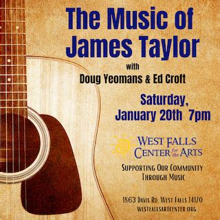 Tickets for The Music of James Taylor in West Falls from ShowClix