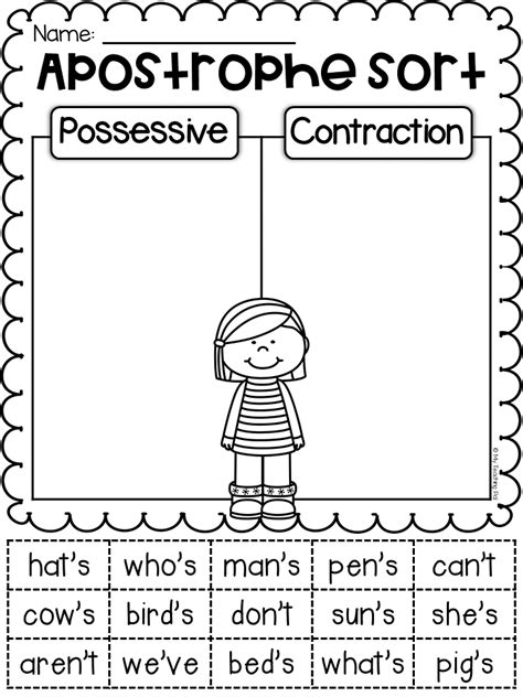 Free Printable Apostrophe Worksheets Discover A Collection Of Free ...