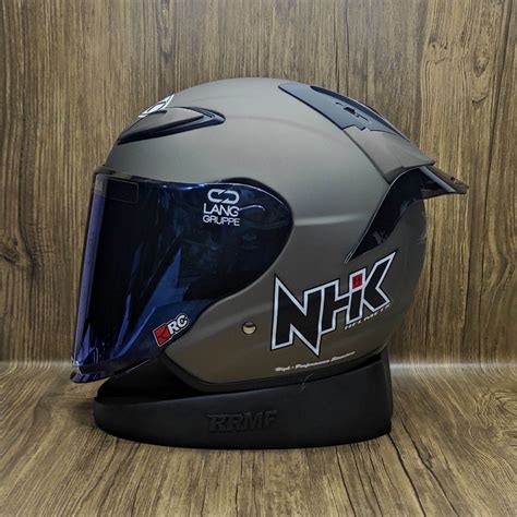 HELM NHK R6 SOLID STAR GARY DOF - PAKET GANTENG HELM NHK HALF FACE ...