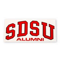 SDSU alumni decal. Outside application. $6.95. | Arizona logo, School ...