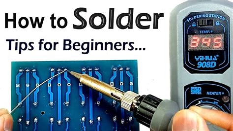 How to Solder on PCB properly | Soldering Techniques for Beginners ...