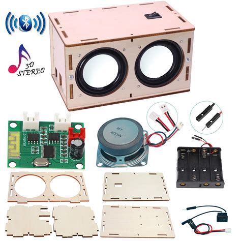 Buy DIY Bluetooth Speaker Box Kit Electronic Sound Amplifier - Build ...