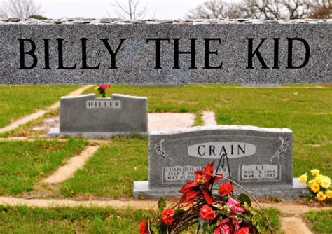 Billy The Kid grave marker — Stock Photo © refocusphoto #5333955