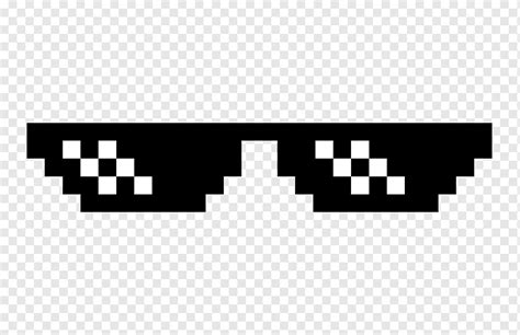 Thug life sunglasses meme, png | PNGWing