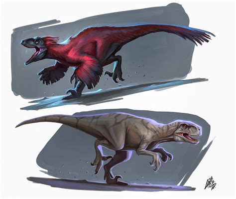 ArtStation - PyroRaptor and Raptor Ghost