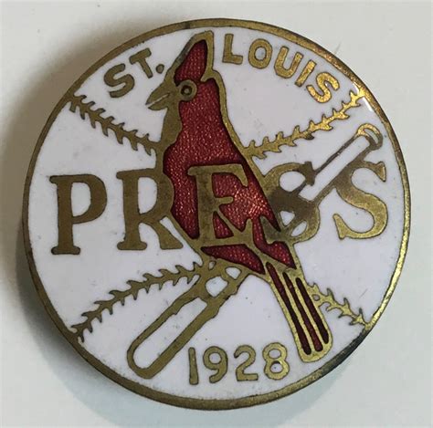 Lot Detail - 1928 ST. LOUIS CARDINALS "WORLD SERIES" PRESS PIN