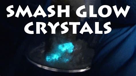 Make Blue Smash-Glow Crystals (Triboluminescence Demonstration) - YouTube