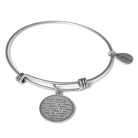 Serenity Prayer, Bangle Bracelet, Silver - Christianbook.com