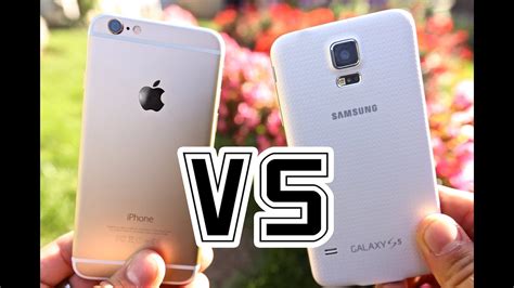 iPhone 6 VS Samsung Galaxy S5 - Full Comparison - YouTube