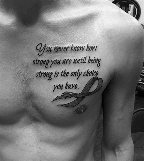 Chest Piece Tattoos Quotes For Guys