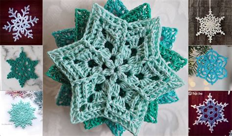 Free Snowflake Crochet Patterns Web Choose From These 15 Free Crochet ...