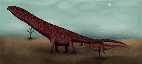 Argentinosaurus and Mapusaurus going for a stroll in Argentine Desert ...