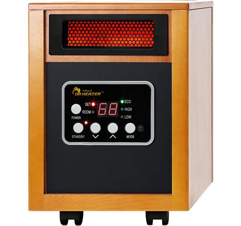 Dr Infrared Heater Portable Space Heater, 1500-Watt, Cherry for sale ...