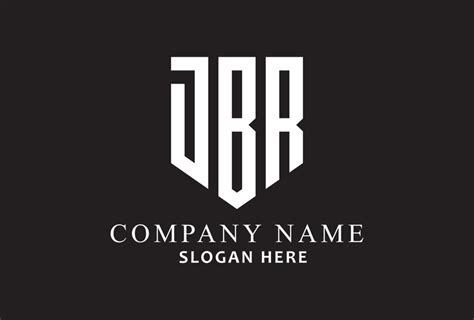 Premium Vector | A black and white logo for a company called cbr jbr ...