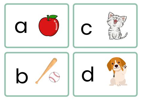 Kindergarten Alphabet Letter And Sounds Flashcards - Infoupdate.org