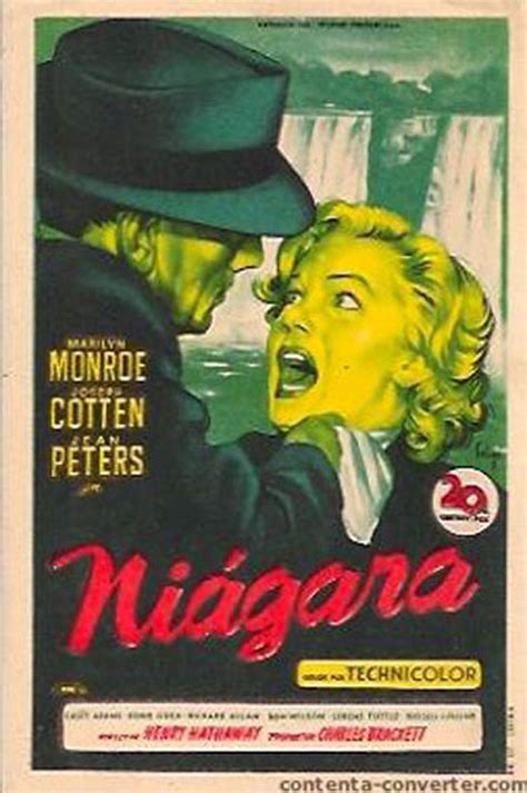 "NIAGARA" MOVIE POSTER - "NIAGARA" MOVIE POSTER