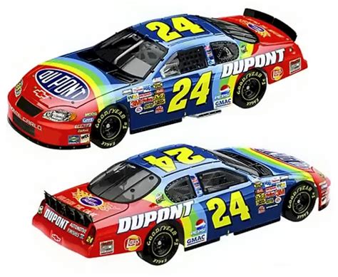 Jeff Gordon Diecast - 2004 Jeff Gordon #24 Dupont - Retro Rainbow Diecast