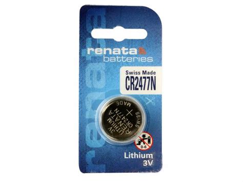 CR2477N 3V 950mAh Lithium Battery Coin Button Cell Batteries