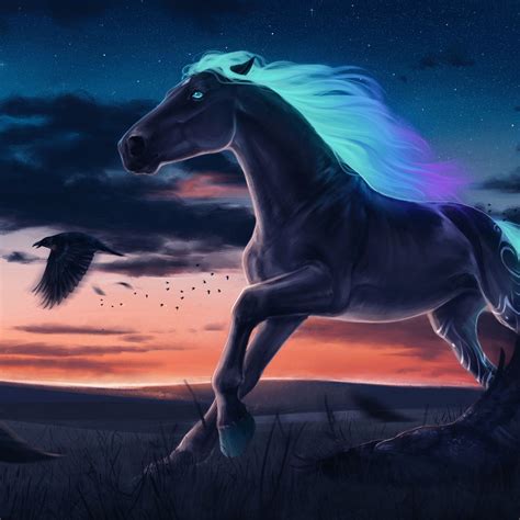 Fantasy Creatures Art, Mythical Creatures Art, Pretty Horses, Beautiful ...