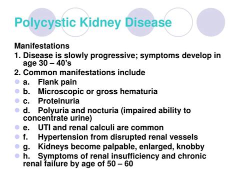 PPT - Polycystic Kidney Disease PowerPoint Presentation - ID:395570