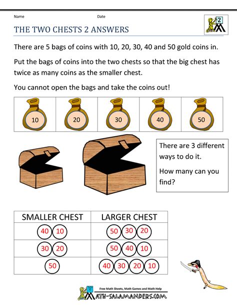 2nd Grade Math Puzzles