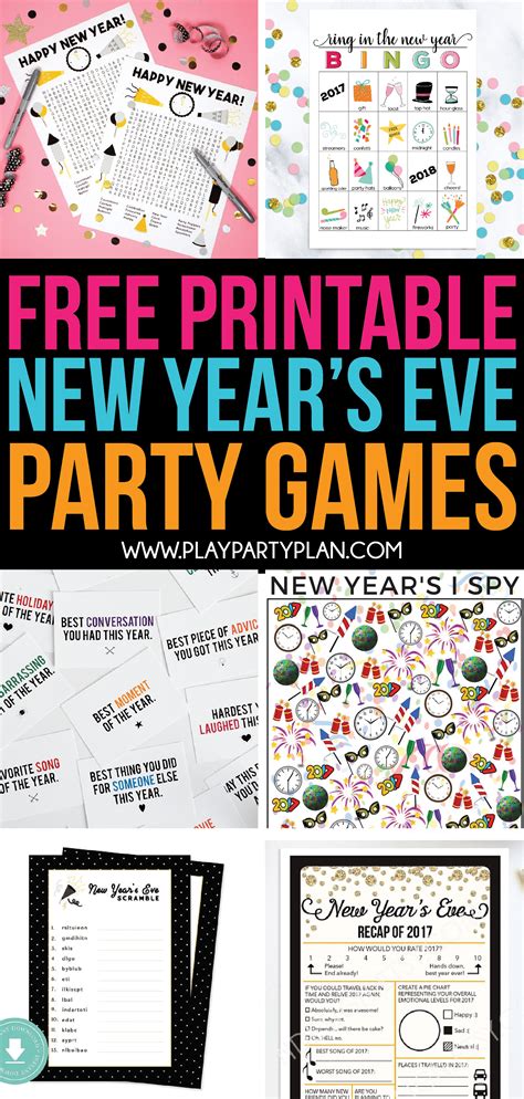 23 Best New Year's Eve Games for 2024 - Play Party Plan