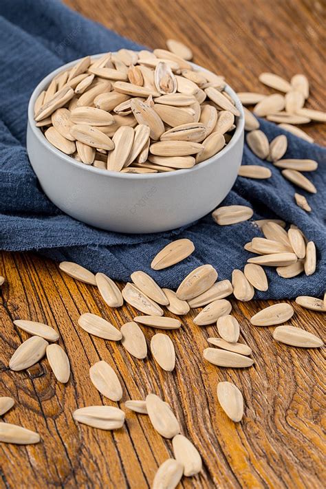 Photo Of White Melon Seeds A Traditional Gourmet Snack Background ...