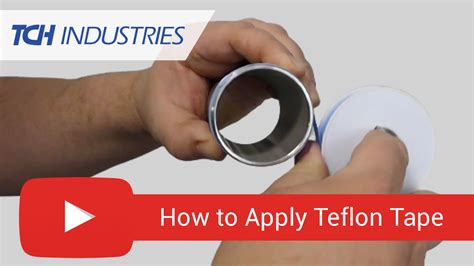 How To Use Teflon Tape - TCH Industries