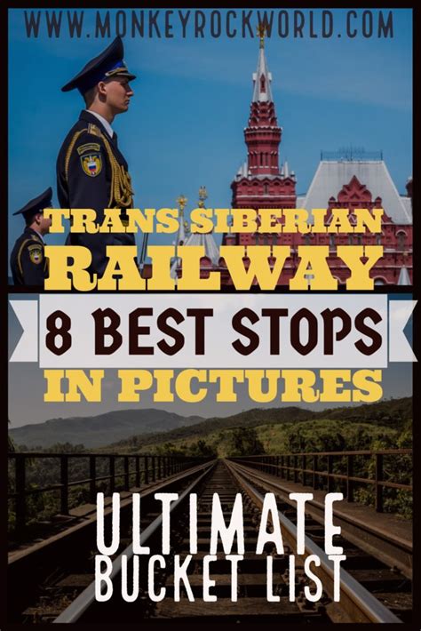 Best Trans Siberian Railway Stops in Pictures - Monkey Rock World