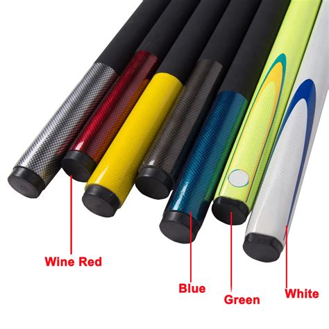 New Carbon Billiards Pool Cue stick in 9.5mm tips 1/2 split snooker cue ...