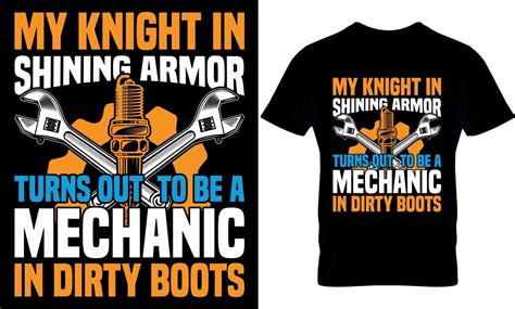 typography t-shirt design. Mechanic t-shirt design. Mechanic t shirt ...