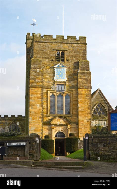 Goudhurst Village Church Kent England Stock Photo - Alamy