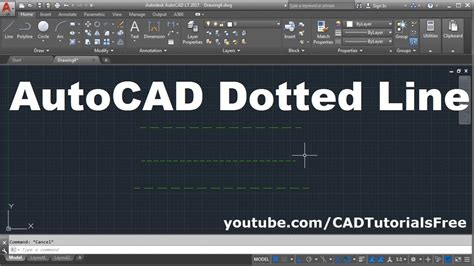 How To Draw Dotted Line In Autocad - Design Talk